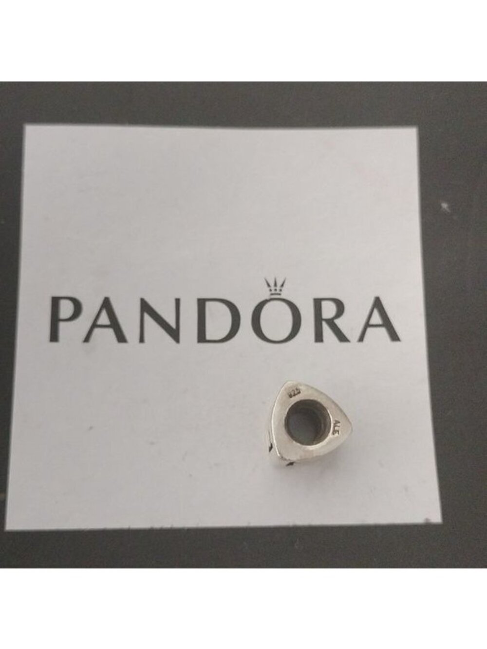 Pandora Retired Sterling Silver Alphabet Bead - Letter H - 790323H - Picture 3 of 4